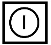 włącznik/wyłącznik w piekarniku symbol