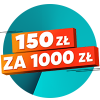Odbierz 150 zł rabatu za każde wydane 1000 zł