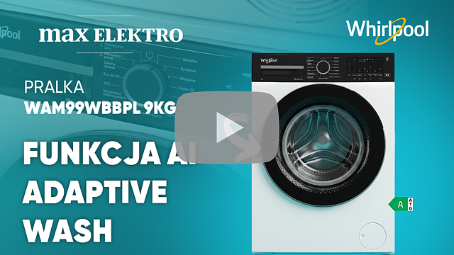 Whirlpool WAM99WBBPL – Test pralki 9kg z technologią 6. Zmysł | Dowiedz się co potrafi!