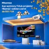 Kup wybrany telewizor lub projektor Hisense i odbierz zwrot do 500 zł
