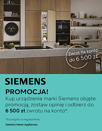 Kup urządzenie Siemens i odbierz do 6500 zł zwrotu