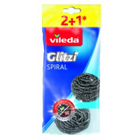 Zmywak stalowy Vileda Glitzi Spiral Inox 3 szt.