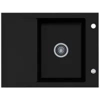 Zlewozmywak granitowy Kernau KGS M 4565 1B1D Deep Black