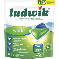 Kapsułki do prania 2w1 Ludwik White 32 szt