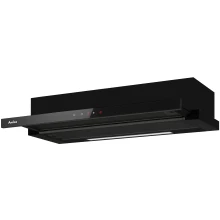 Okap teleskopowy Amica OTP9651BG 480m3/h Timer 90cm Czarne szkło