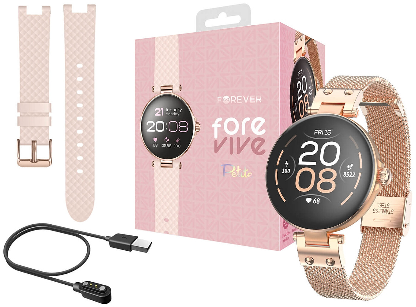 smartwatch-forever-forevive-petite-sb-305-r%C3%B3%C5%BCowe-z%C5%82oto-zawarto%C5%9B%C4%87-zerstawu.jpg