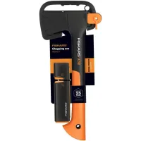 Zestaw narzędzi ogrodniczych Fiskars Siekiera X7 + Ostrzałka Xsharp