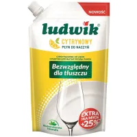 Płyn do mycia naczyń Ludwik saszetka cytrynowy 450 g