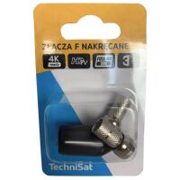 Złącze nakręcane TechniSat 2xF + osłona