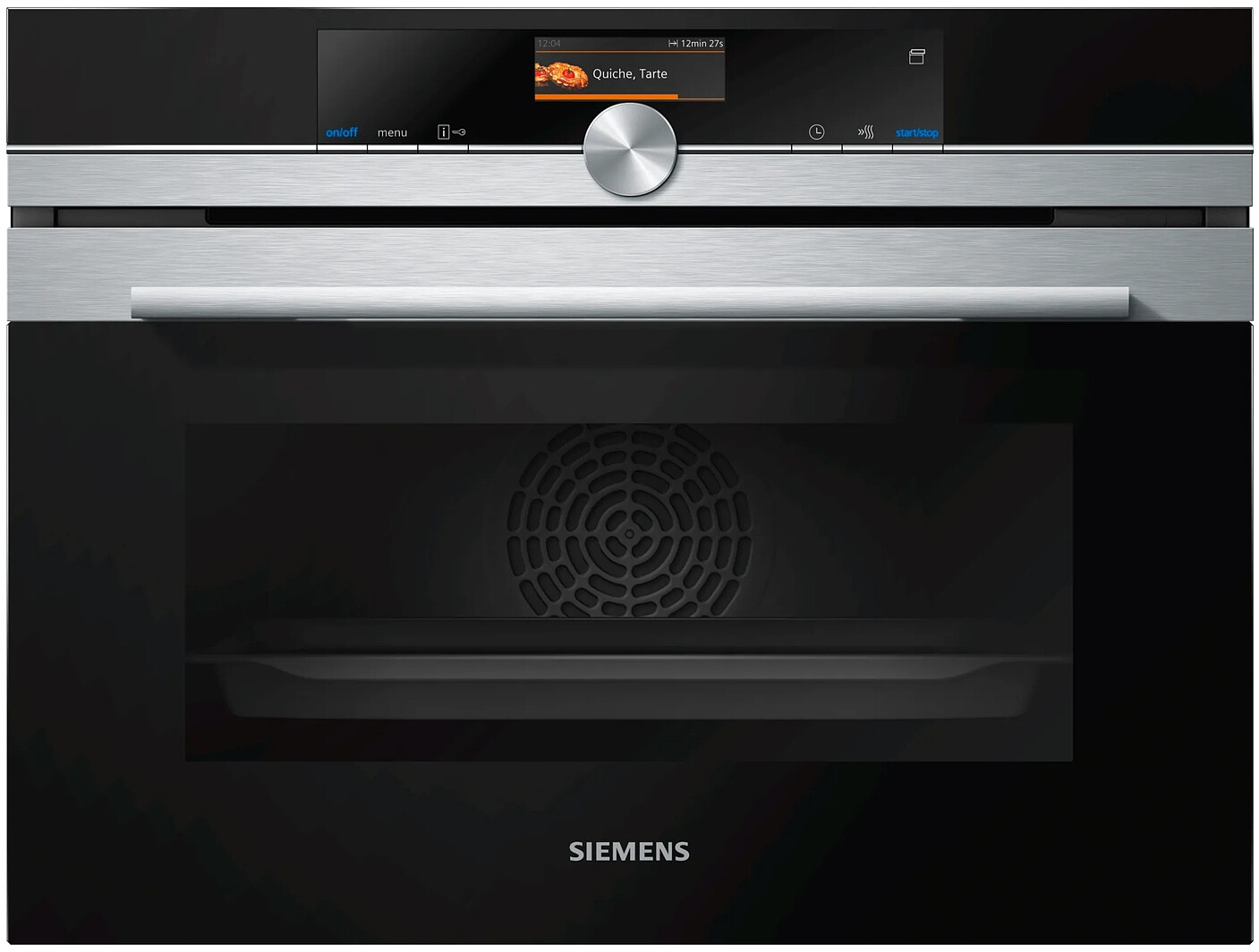 Piekarnik kompaktowy parowy Siemens iQ700 CS656GBS2 fullSteam cookControl Plus Termoobieg 4D Grill