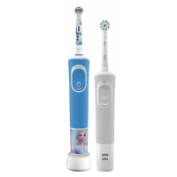 Zestaw szczoteczek Oral-B Vitality D100 White + D100 Kids Frozen