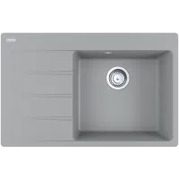 Zlewozmywak granitowy Franke Centro CNG 611-78 TL Kamienny szary Prawy