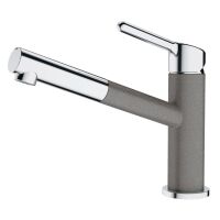 Bateria Franke Orbit Kamienny szary/Chrom