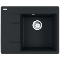 Zlewozmywak granitowy Franke Centro CNG 611-62 TL Czarny Mat Prawy