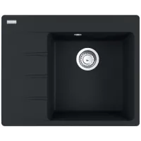 Zlewozmywak granitowy Franke Centro CNG 611-62 TL Czarny Mat Prawy