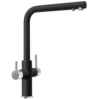 Bateria granitowa Franke Neptune Clear Water Onyx/Chrom