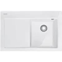 Zlewozmywak ceramiczny Franke Mythos MTK 611-78 Biały Polarny Prawy