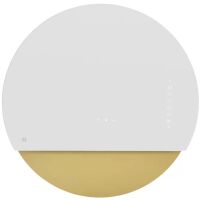 Okap kominowy Ciarko Design Eclipse White/Gold