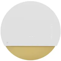 Okap kominowy Ciarko Design Eclipse White/Gold