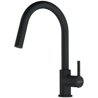 Bateria Franke Lina J Pull-out Czarny mat