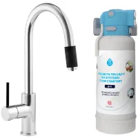 System filtrujący Dafi Flow Comfort D1 + bateria Kyoto Chrom