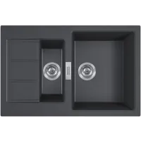 Zlewozmywak kompozytowy Franke Sirius S2D 651-78 Onyx