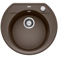 Zlewozmywak granitowy Blanco Rondoval 45 Kawowy