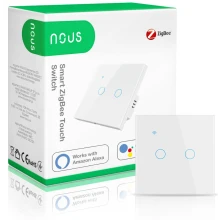Włącznik światła Nous LZ2 ZigBee (L+N/L) 2-kanałowy