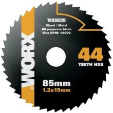 Tarcza do cięcia WORX 85mm 44T WA5035
