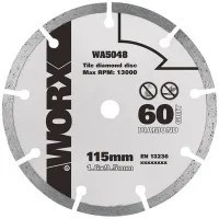 Tarcza diamentowa WORX 115mm WA5048