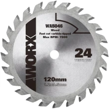 Tarcza do cięcia WORX 120mm 24T WA5046