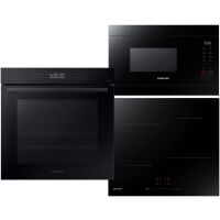 Zestaw AGD do zabudowy Samsung Piekarnik NV7B4240VAK + Płyta indukcyjna NZ64T3707A1 + Kuchenka mikrofalowa MG22T8254AB