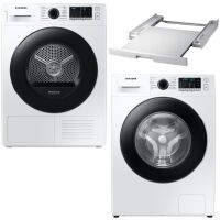 Zestaw AGD do zabudowy Samsung Pralka WW 11BGA046AE  + Suszarka DV 80TA020AE11/8kg + Łącznik SKK-DD