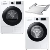 Zestaw AGD do zabudowy Samsung Pralka WW 11BGA046AE  + Suszarka DV 80TA020AE11/8kg + Łącznik SKK-DD
