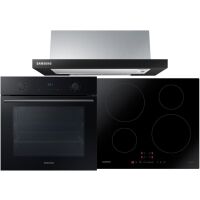 Zestaw AGD do zabudowy Samsung Piekarnik NV68A1145CK + Płyta indukcyjna NZ64H37070K + Okap NK24M1030IB