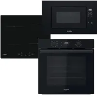 Zestaw AGD do zabudowy Whirlpool Piekarnik OMR 55CU1B + Płyta indukcyjna WSQ 2160NE + Kuchenka mikrofalowa WMF 200 GNB