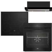 Zestaw AGD do zabudowy Beko Piekarnik BEYOND BBIE 17300B+ Płyta indukcyjna HII 64205MTB+Okap HNT 62210B