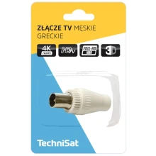 Złącze antenowe TechniSat męskie greckie 76-4981-00