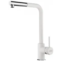 Bateria Franke Sirius L Side Pull-out Biały polarny/chrom