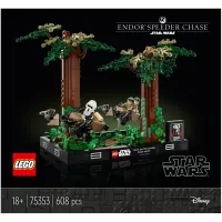 Klocki LEGO Star Wars Diorama: Pościg na ścigaczu przez Endor 75353