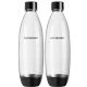 Zestaw butelek SodaStream Fuse Czarne 1 l 2 szt.