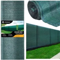 Siatka cieniująca Springos 185 GSM 1,7x10m SN0036 Zielona