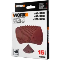 Zestaw papierów ściernych WORX WA2000
