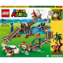 Klocki LEGO Super Mario Przejażdżka wagonikiem Diddy Konga — zestaw rozszerzający 71425