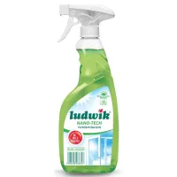 Płyn do mycia szyb i glazury Ludwik Nano-tech Green apple 0,6l