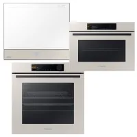 Zestaw AGD do zabudowy Samsung Bespoke Płyta NZ 64B5067YY+ Piekarnik kompaktowy NQ 5B6753CAA+Piekarnik NV 7B6665IAA Kremowy