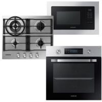 Zestaw AGD do zabudowy Samsung Piekarnik NV 64R3531BS + Mikrofalówka  MG 23A7013CT + Płyta  NA 64H3030AS/O1