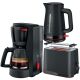 Zestaw Bosch Ekspres TKA 3M133 + Czajnik MyMoment TWK3M123 + Toster MyMoment TAT3M123