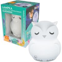 Lampka silikonowa z głośnikiem MesMed MM-014 Sówka