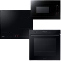 Zestaw AGD do zabudowy Samsung Piekarnik Natural Steam NV7B4140VAK + Kuchenka MG22T8254AB + Płyta indukcyjna NZ64B5046FK